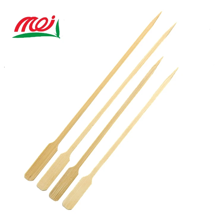 Small Disposable Bbq Tool Bbq Strong Dried Bamboo Stick