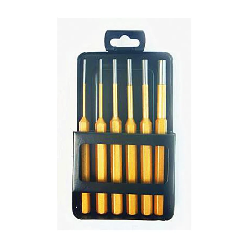 YUTE 6PCS PIN PUNCH SET&chisel & punch set