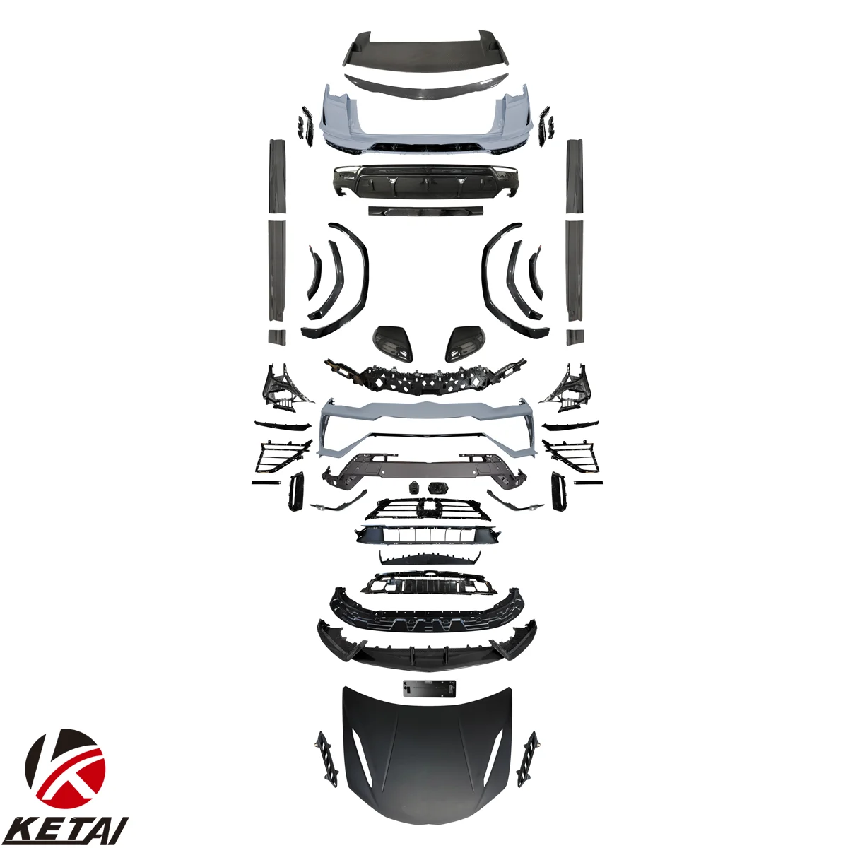 Auto Body Parts Body Kit  Car Rear Bumper Hood For 18-22 Lamborghini Urus Upgrade 23 Urus Performance Body Kit