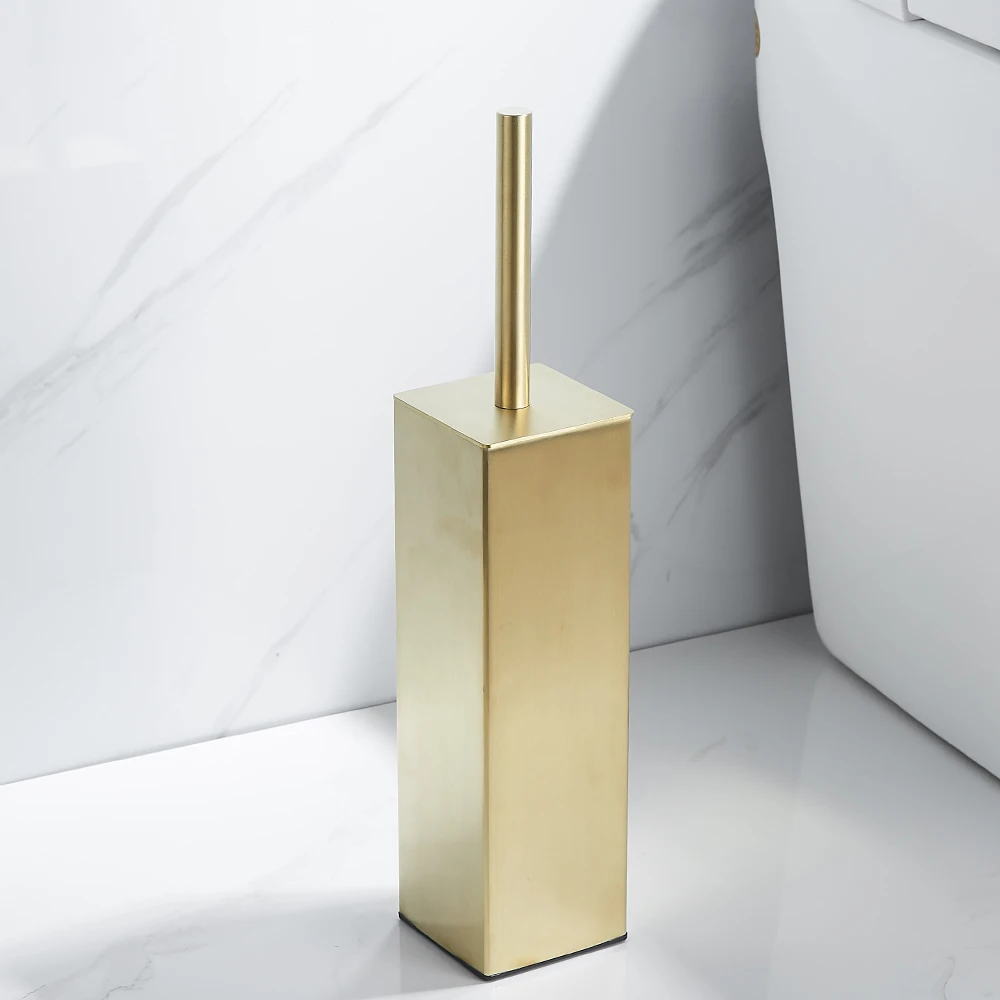 Factory Hot Sale Free Standing Tpr Head Toilet Brush Holder Bathroom Toilet Brush Set