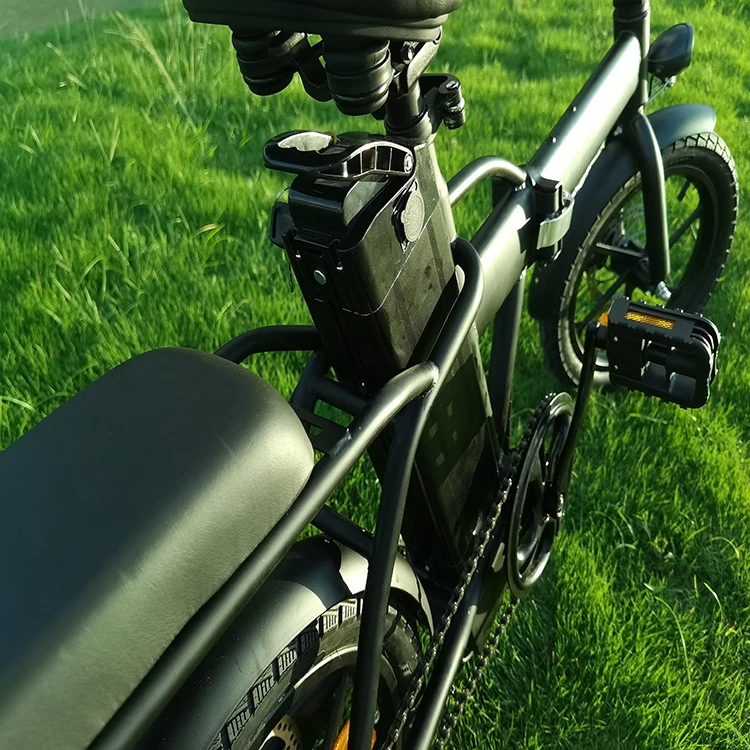 EU warehouse chinese cheap mini adult 16 inch foldable 250W 36V 7.5Ah dc motor two seats e-bikes hybrid other electric city bike
