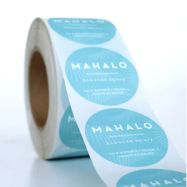 Fabric Self Adhesive Vinyl Sticker Paper Sticker Label Roll