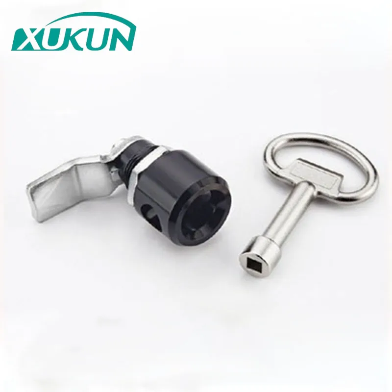 
XK203B XK203W Electric cabinet electrical door box Installable padlock With hanging round head lock 