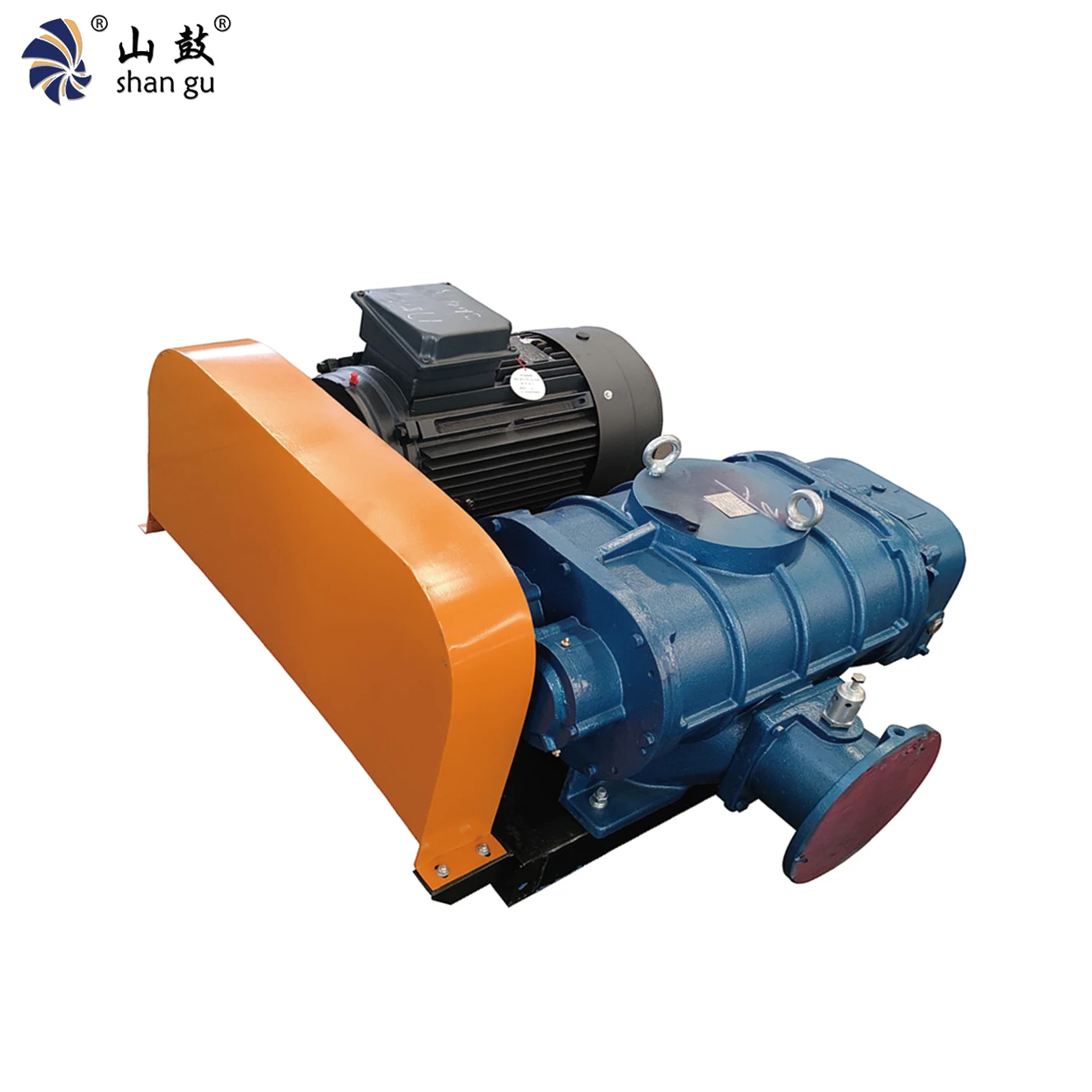 Energy-Saving Three Lobes Industrial Cement Plant RSR-200A Low Noise Air Cooling Lithium Electricity Industry Roots Blowers