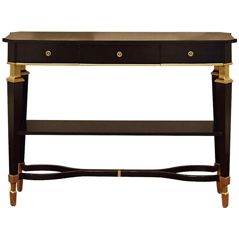 European style classic style GOLD entrance table