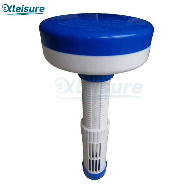 Best-seller Swimming Pool Telescopic Floating Chlorine Pool Chemical Dispenser For Outdoor Spas In Blue