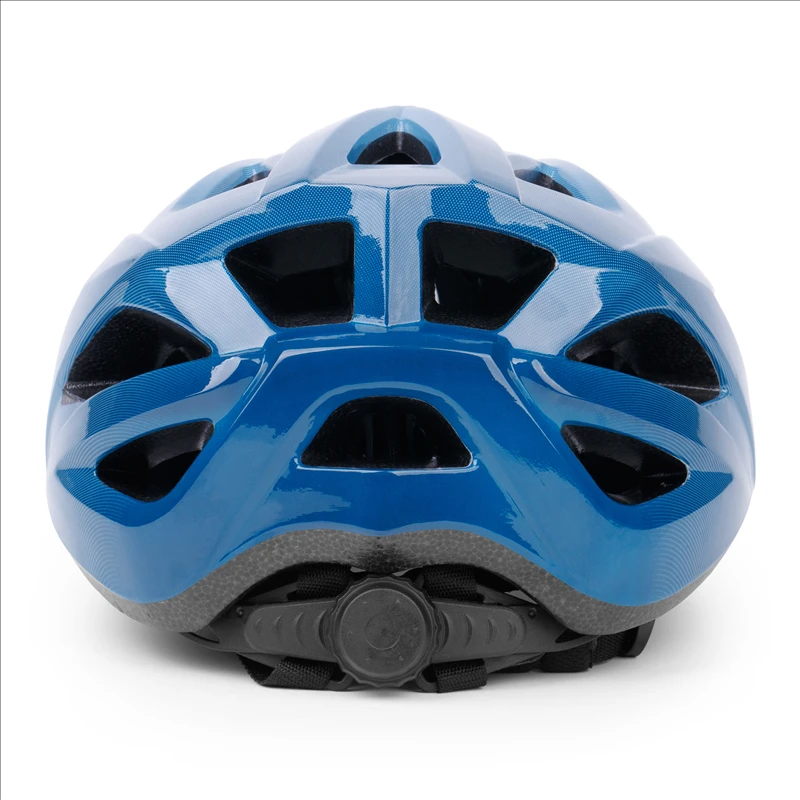 Factory Direct Matte Black Modular Cycling Safety  Blue riding helmet with brim