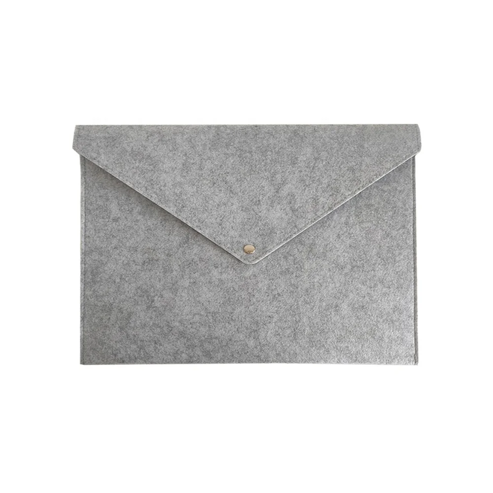 Customized Felt  File  Document Bags Folder  Briefcases Using for A4 documents