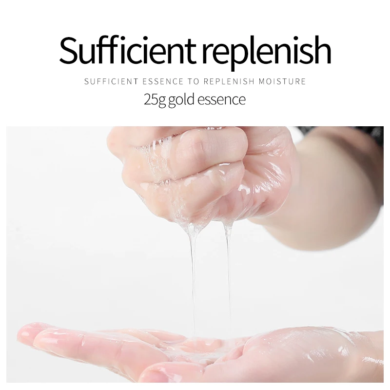 OEM ODM 24k pure gold  peel off beauty cosmetics wholesale manufacturer skin care korean facial mask