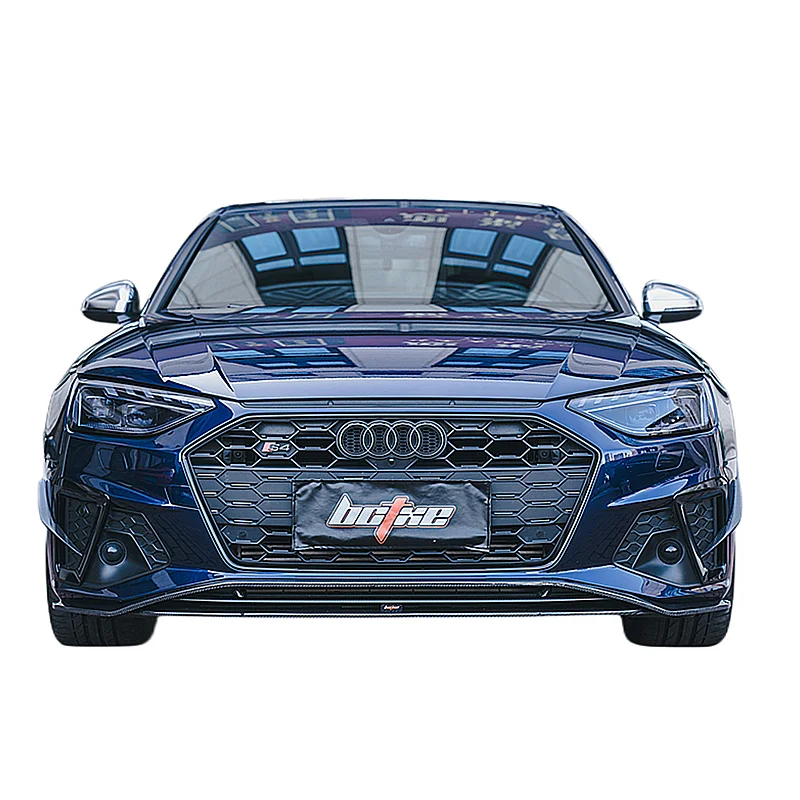 2017-2019 Audi A4L S4 upgraded bctxe style carbon fiber front lip rear diffuser body kit  perfect accessories