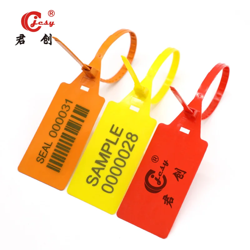 JCPS102 Disposable container pull tight locking plastic security seal bank safety plastic seal