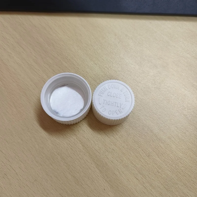 Hot Sale Child Safety Cap Twist Lock lids CRC Cap Medicine Bottle Screw Cap 20mm 24mm 28mm Plastic Bottle Health Product