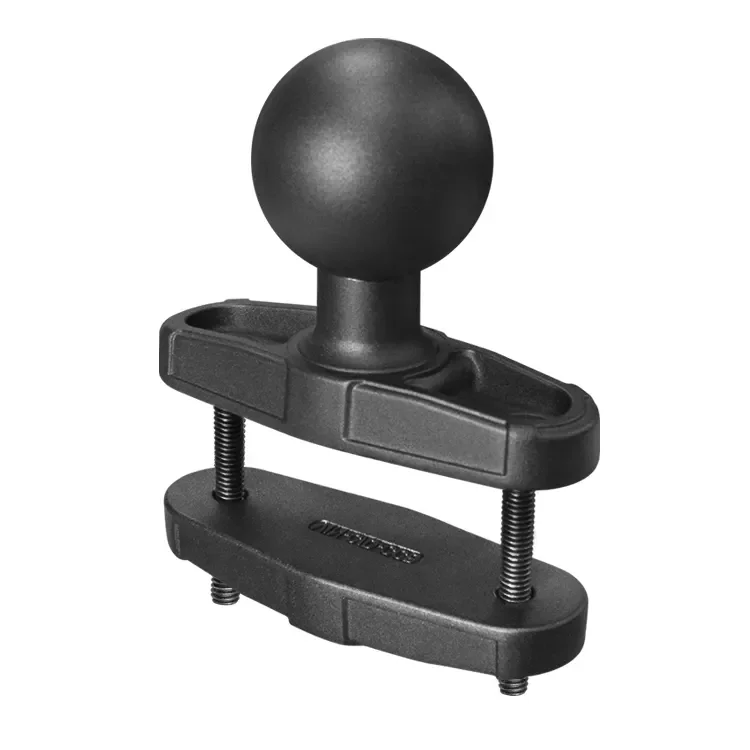 No-drill forklift square tube mounting brackets vehicle equipment computer monitor bracket 2.25' D size square tube ball head