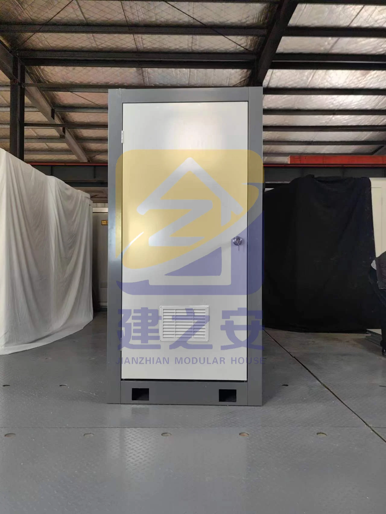 Prefab portable toilet outdoor mobile bathroom convenient portable restroom