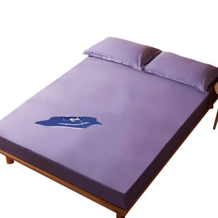 Anti-bug Bed Cover Anti-dust 100% Cotton Terry Waterproof Baby Adults Mattress Protector Cover for Home Hotel Hospital