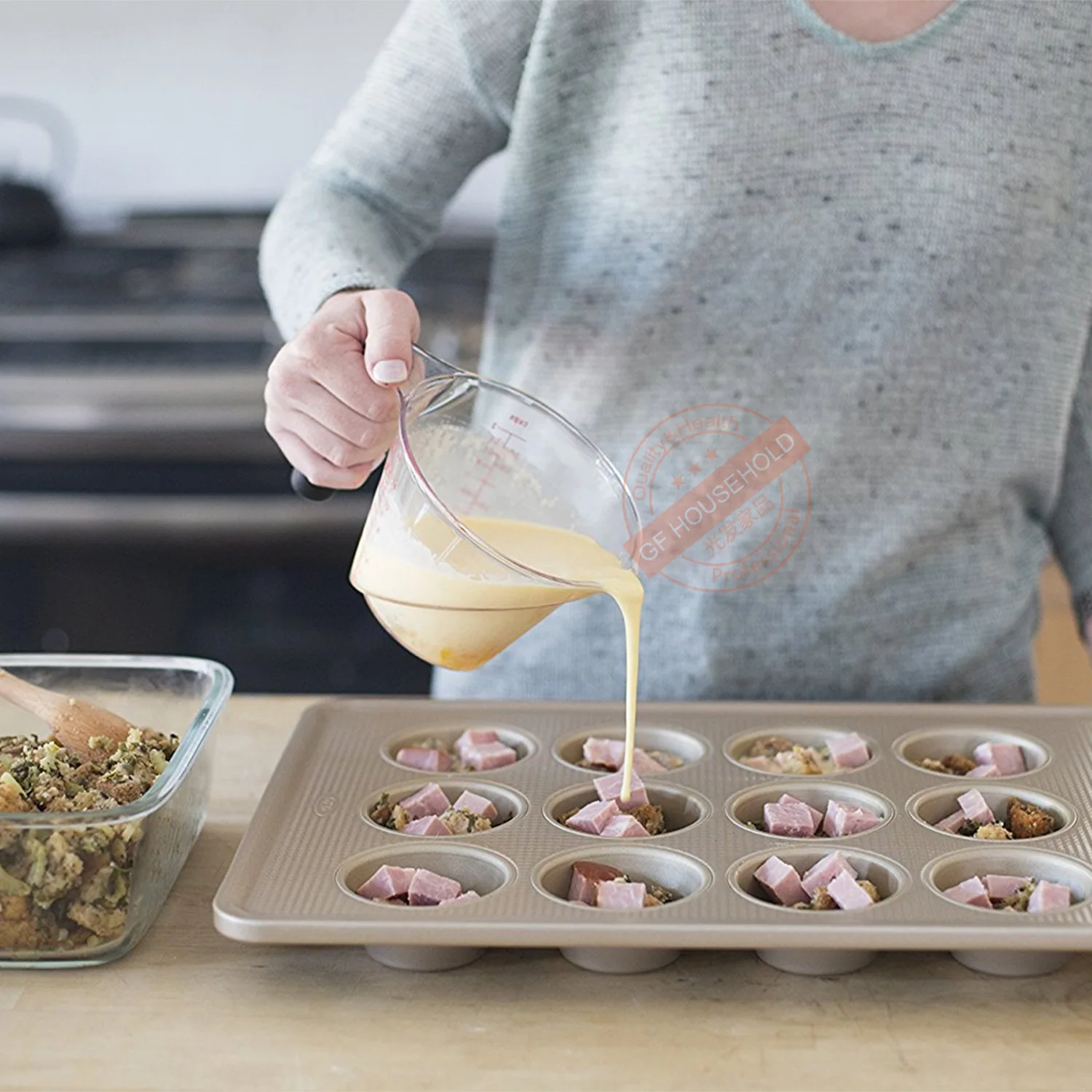 Transparent tape scale plastic measuring cup Baking laboratory measuring cup