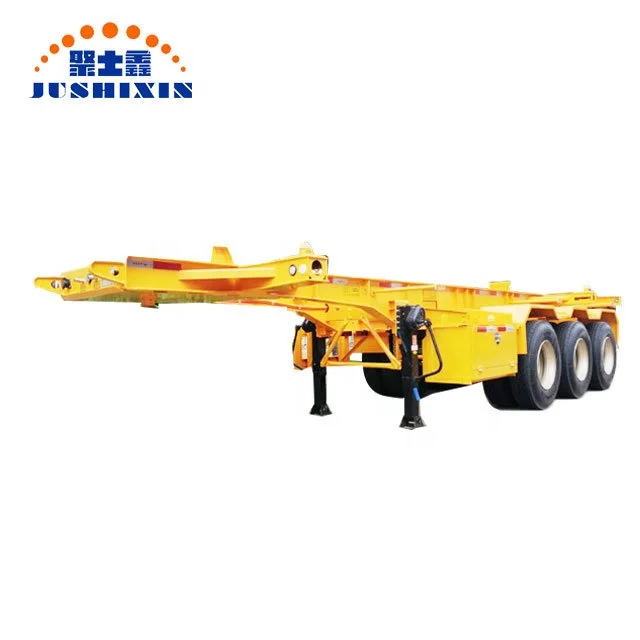 Gooseneck 3 Axle 40 Foot Skeletal Shipping контейнер шасси полуприцеп для продажи