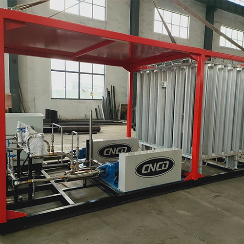 Portable High Pressure Oxygen Gas Cylinder Filling Skid