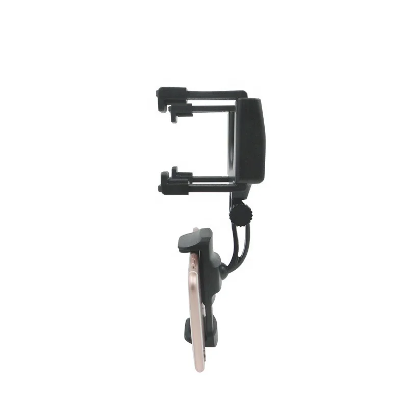 Universal Rotatable and Retractable Rearview Mirror Car Phone Stand Rear View Mirror Mobile Phone Car Mount Holder