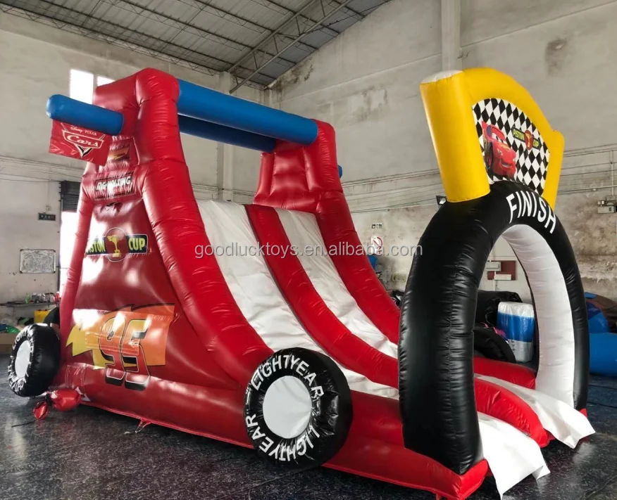 Most popular super funny truck inflatable jumping castle bounce slide for sale