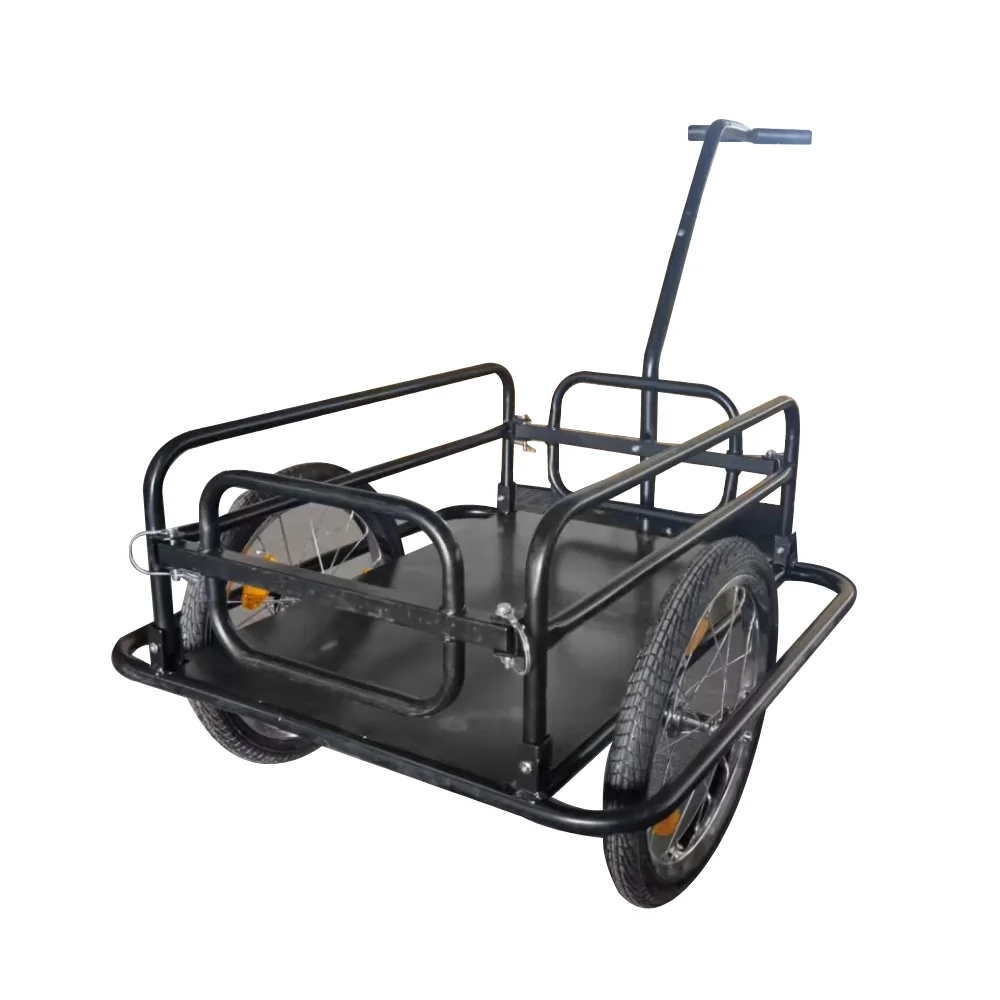 Металлический пластиковый пассажирский велосипед Грузовой Кемпер велосипедный прицеп