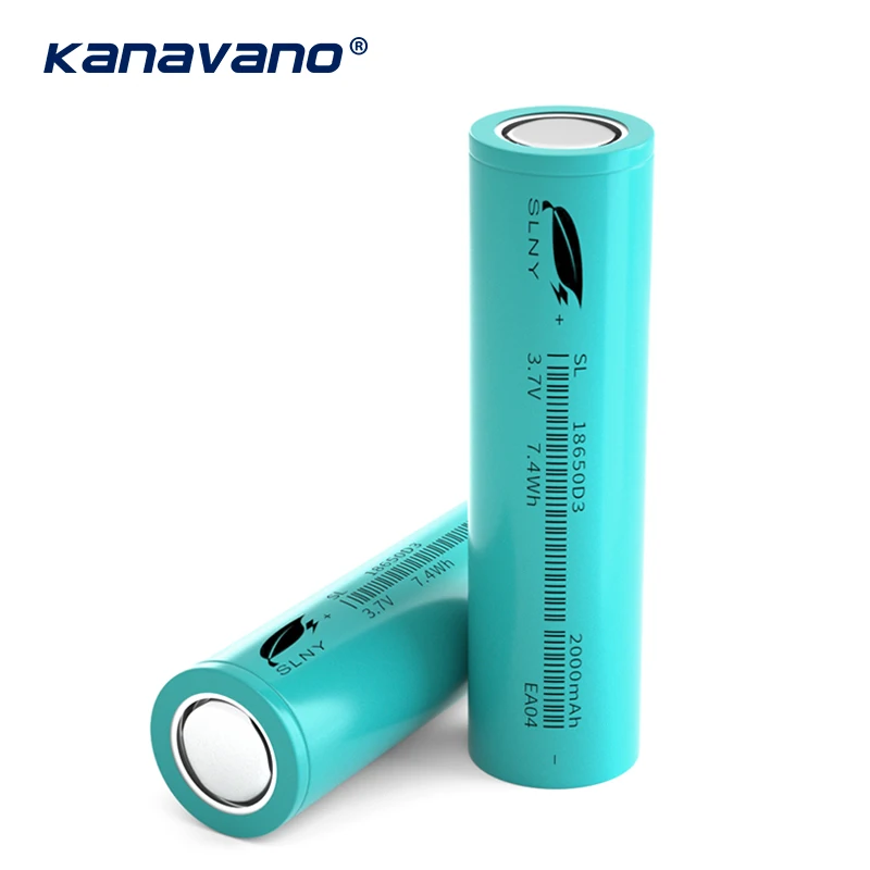 Wholesale 18650 rechargeable inr 3.7v 2000mah 3C lithium ion battery for electric vehicles