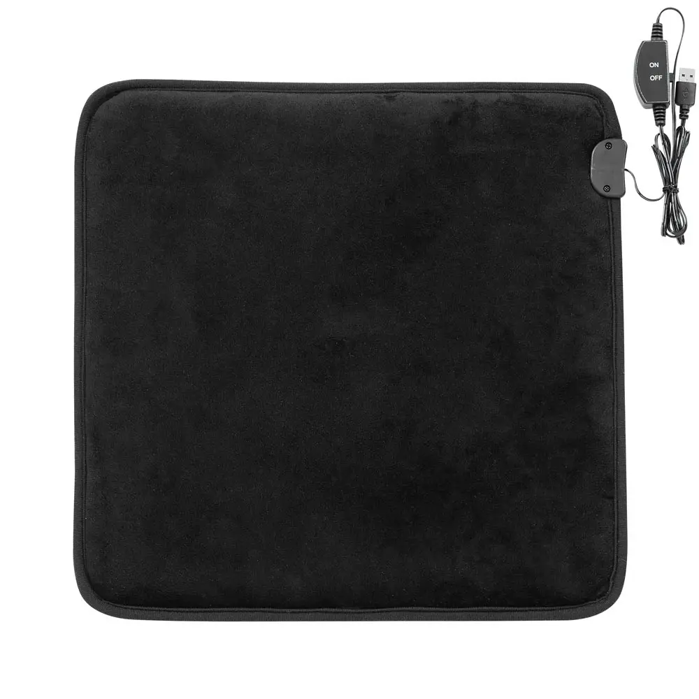 Warm and comfortable high heat retention 40*40cm boa fabric 5911-02 office chair heated car seat cushion