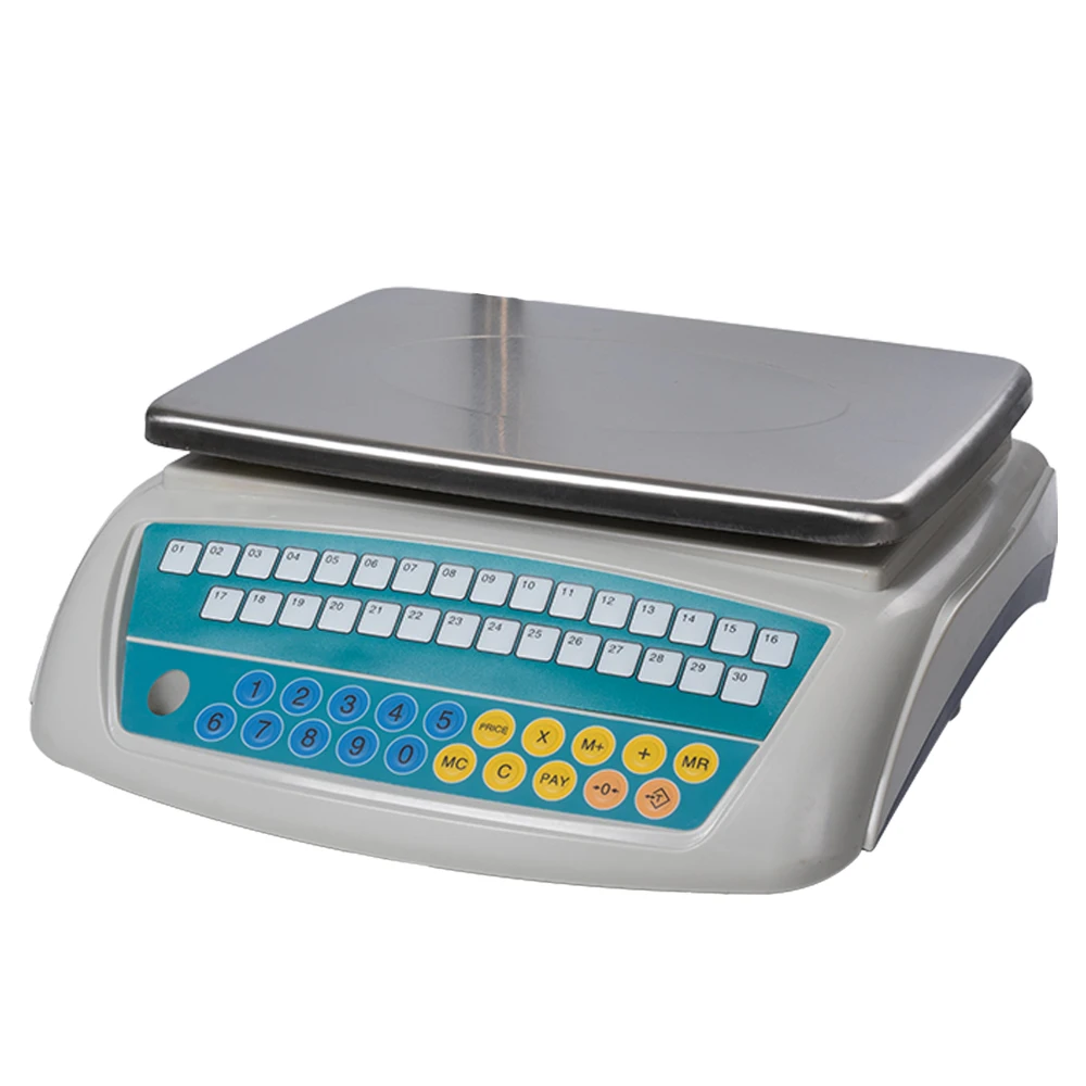 30kg 10g ACS Series Digital Price Computing Scale Electronic Balance Digital Barcode Label Printing Price Computing Scale