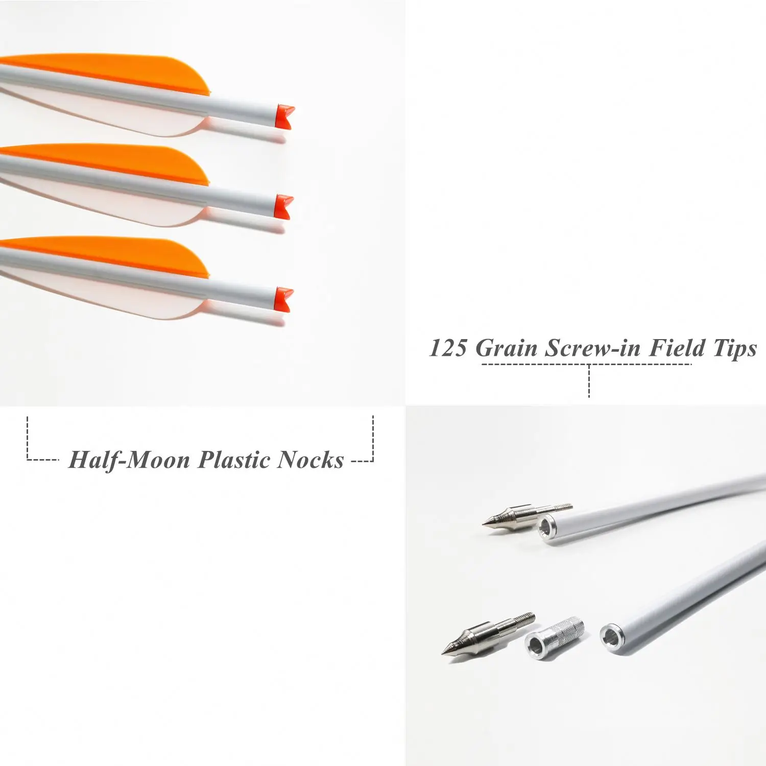 Archery Carbon Crossbow Bolt 16/18/20 Inch Carbon Arrow Shaft TPU Vanes Stainless Steel Field Tips fit for Crossbow