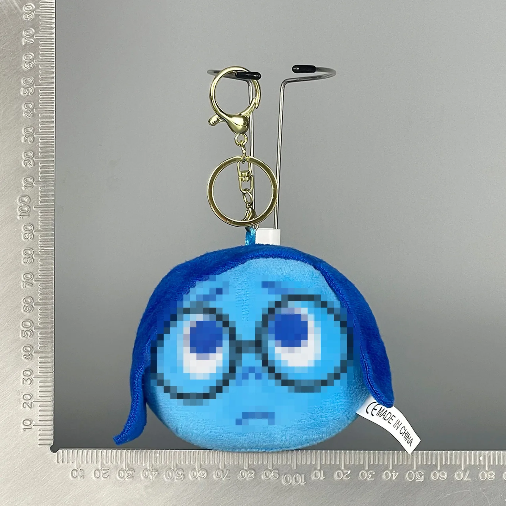 2024New Sales Cartoon Character Peluches Anime Brain Mood Plush Keychain Sad Angry Anxious Plush Pendant Baby Toys