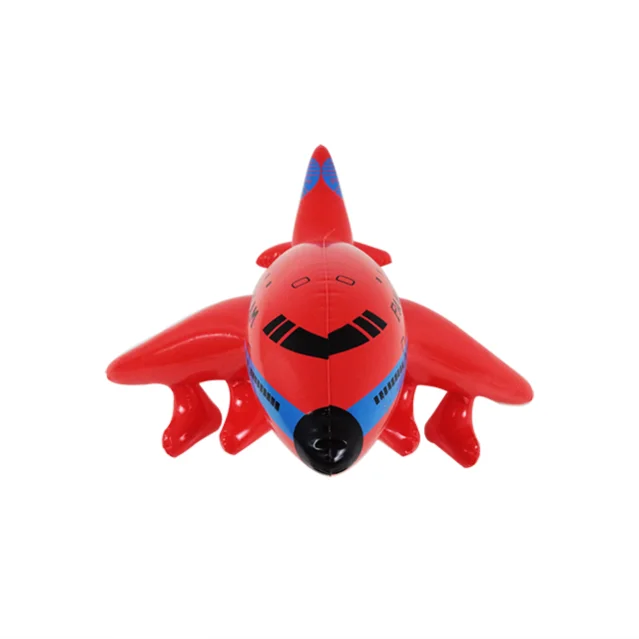 inflatable vehicle toy inflatable red airplane floating game for kids in Summer holiday