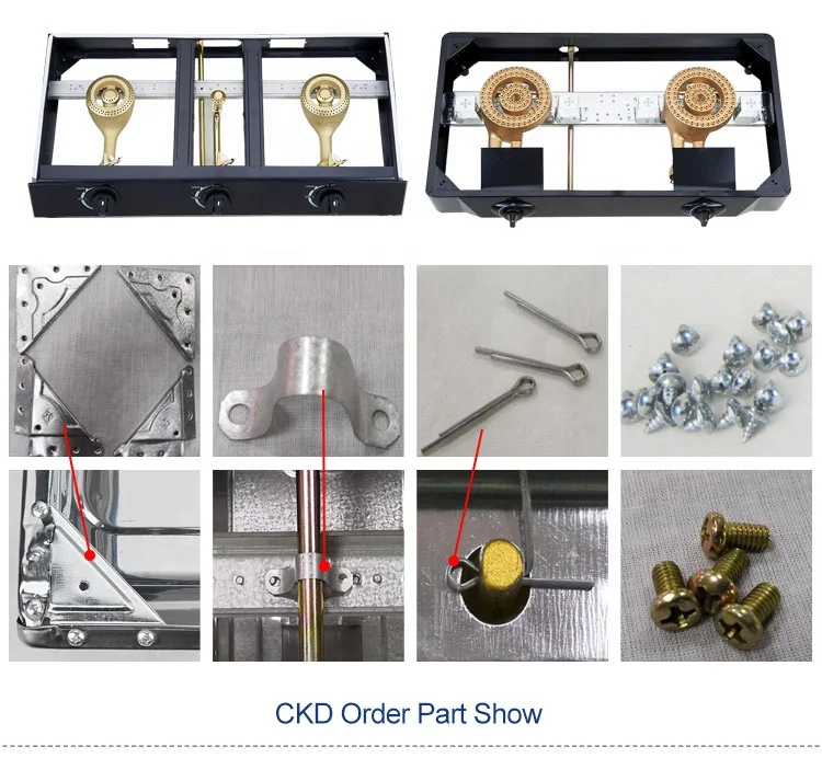 
Hot sale blue printing glass top 2 double black burner liners desktop beautiful gas stove 