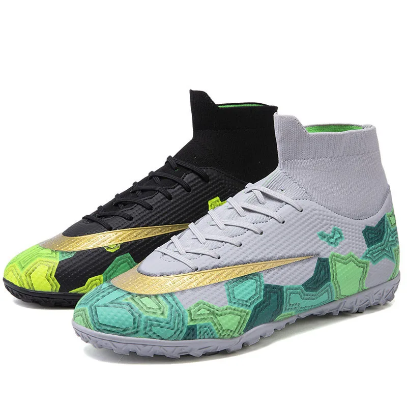 Hot Selling New Design Sapatos De Futsal Durable Shoes Football Boots Synthetic Orginal Soccer Cleats
