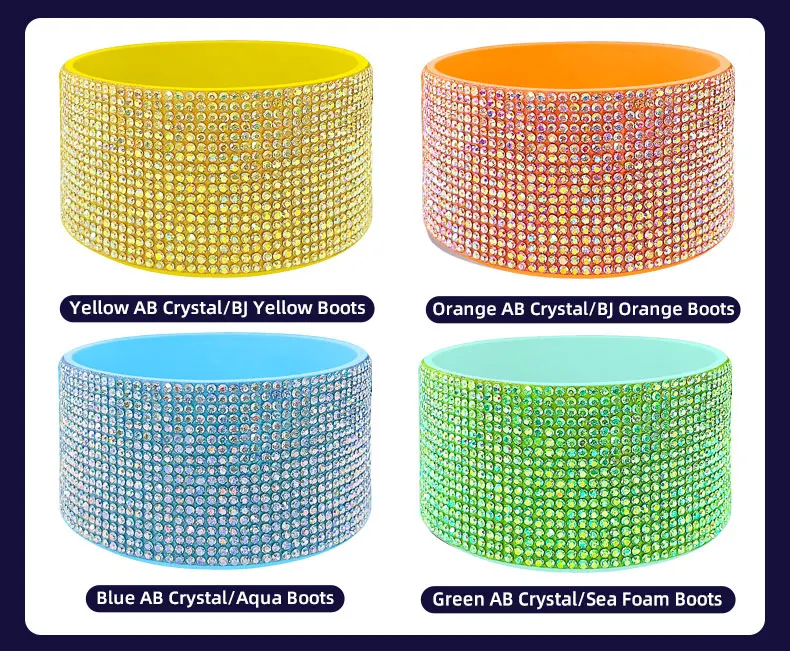 NEON TUMBLER Bumper Gradient Matte Luster Silicone Boot Compatible with Tumbler Boot 24-40 OZ Water Bottles