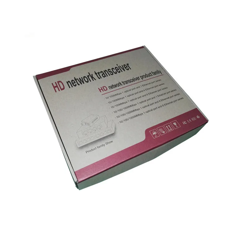 Gigabit 8 Port sfp fiber switch with FX Rj45 Port Network cctv fiber optic Optical fiber equipment