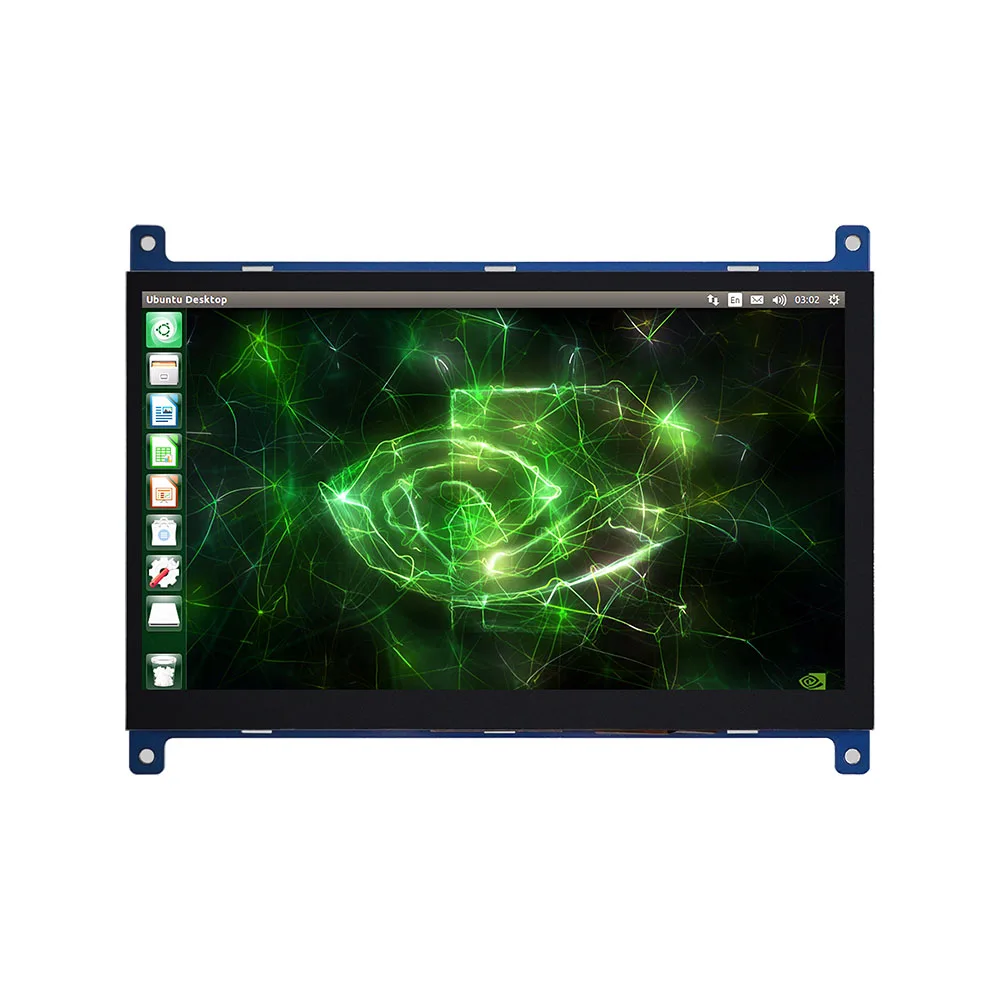 7 inch 1024*600 industrial 800nits sunlight readable tft lcd display for raspberry pi 4B/3B
