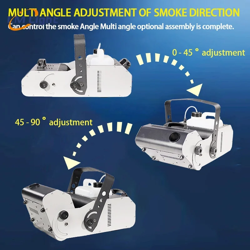 Factory wholesale DJ disco Stage special effects equipment 3000W angle adjustment fog smoke machine for wedding party