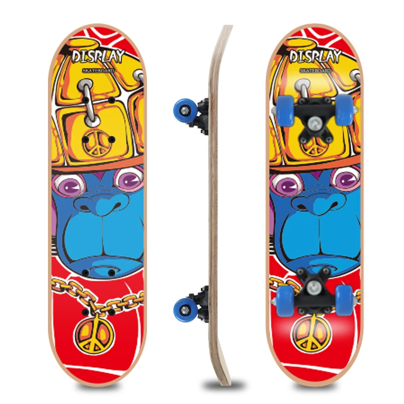 Factory Direct Sale 24 inch Mini Kids Toys Skateboard Wood Maple Skate board Kids Skateboard