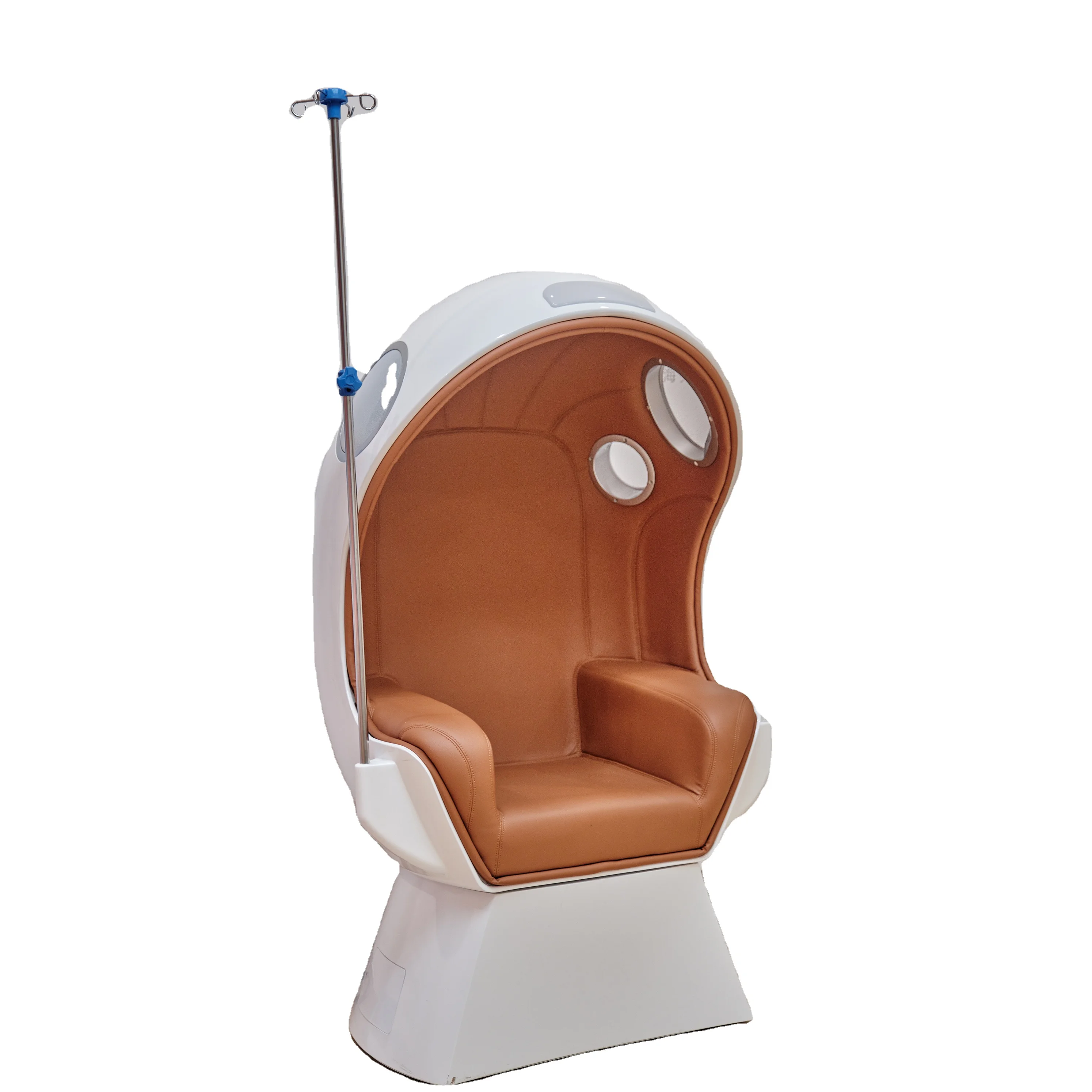Luxury hospital isolate IV chair for patient use with independent temperature adjust system