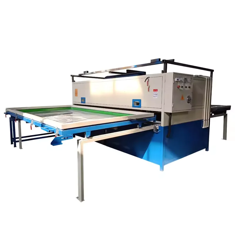 Woodworking PVC Laminating Press Kitchen Cabinet Door Automatic Hot Press Laminate Kitchen Door Pvc Vacuum Laminating Machine