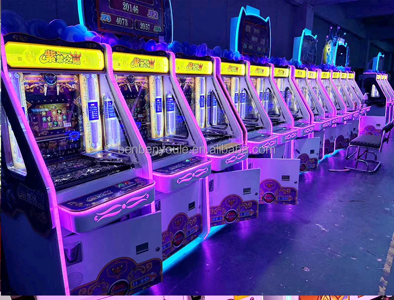 Hot Sale Win Prize Lottery Ticket Arcade Game Machine Professional  Indoor Adult Metal Coin Pusher Machine For Sale