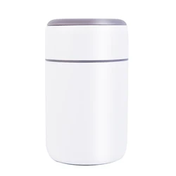 mini 500ml kids school double wall vacuum thermos insulated stainless steel food jar flask for food warning