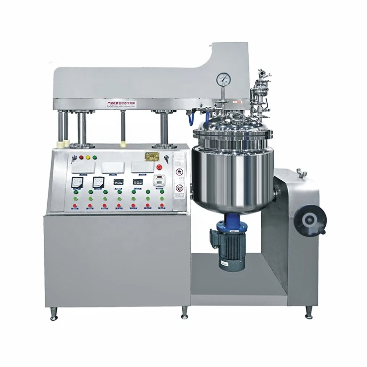 Various Good Quality Vacuum Emulsifier Mixer Machine Homogeneous Emulsion Machine Cosmetic Vacuum Homogenizing