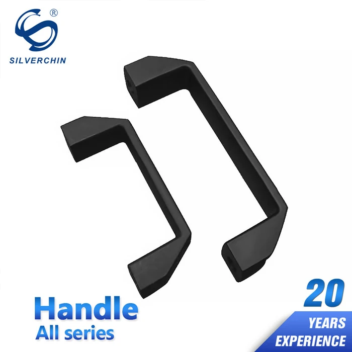 Silverchin black pvc plastic window interior door handle