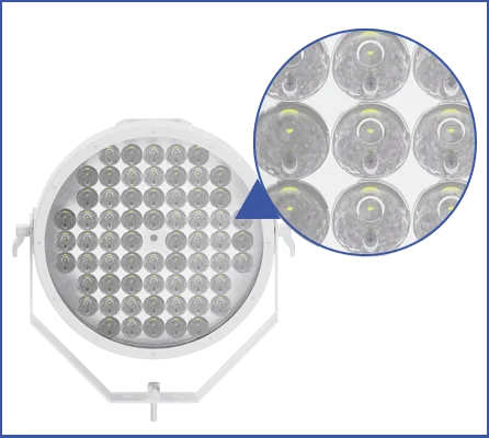 LED Searchlight for Hunting 6000K White Outdoor Sky Searchlamps 75W 100W 150W 180W 240W Long Distance Marine Boat Searchlighting