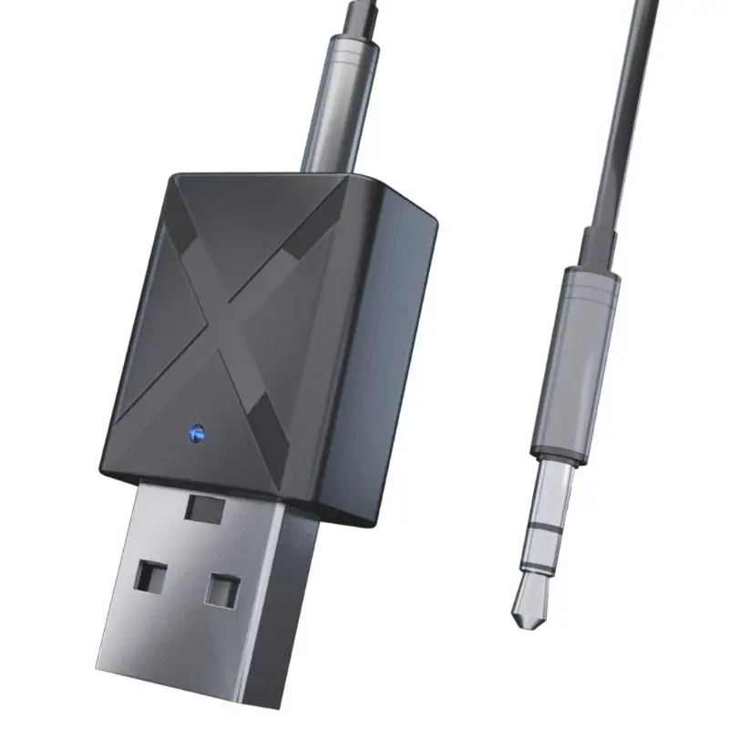 Бесплатная доставка беспроводной USB-передатчик 2 в 1 приемник BT стерео аудио музыкальный адаптер с кабелем 3 5 мм для телевизора MP3 ПК