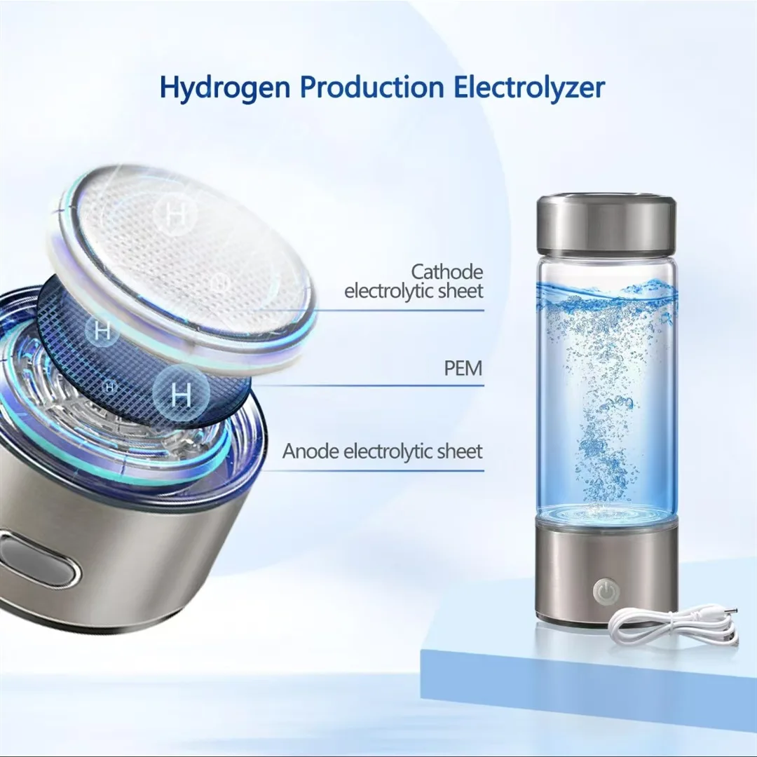 Wholesale 2024 Hydrogen Water Generators New Technology Hydrogen-Rich Ionizer Cup Smart Drinkware for Electrolysis Water