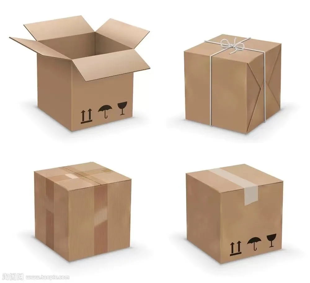 Wholesale Zipper Carton Box Shipping Corrugated Cardboard Storage Carton Box with Zipper Tear Strip
