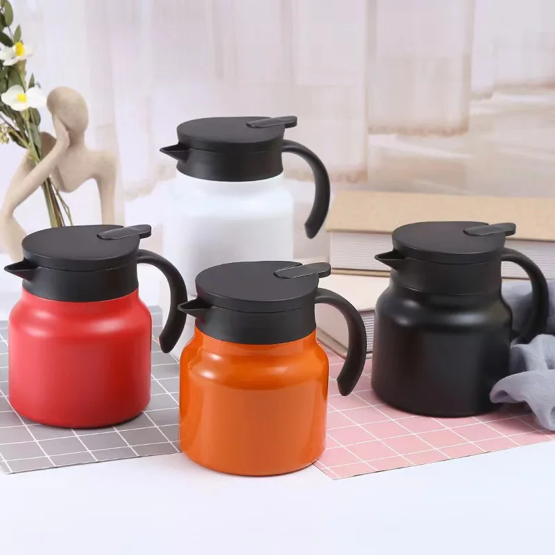 Insulated Teapot with 316 Stainless Steel Cup Multi-functional Coffee Pot Tea Strainer