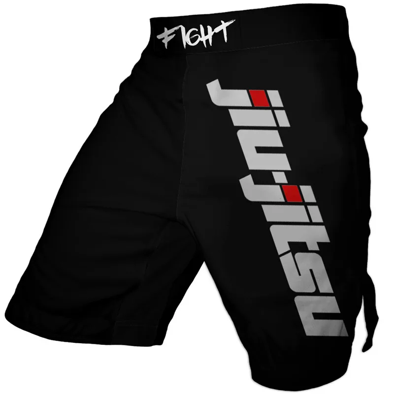 MMA Shorts Muay Thai Boxing Comfortable Pants Taekwondo Fighting, Jiu-Jitsu Printed Boxing Shorts Casual Sports Fitness Shorts